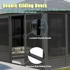 11.2x14.6FT Sunroom Aluminum Hardtop Gazebo