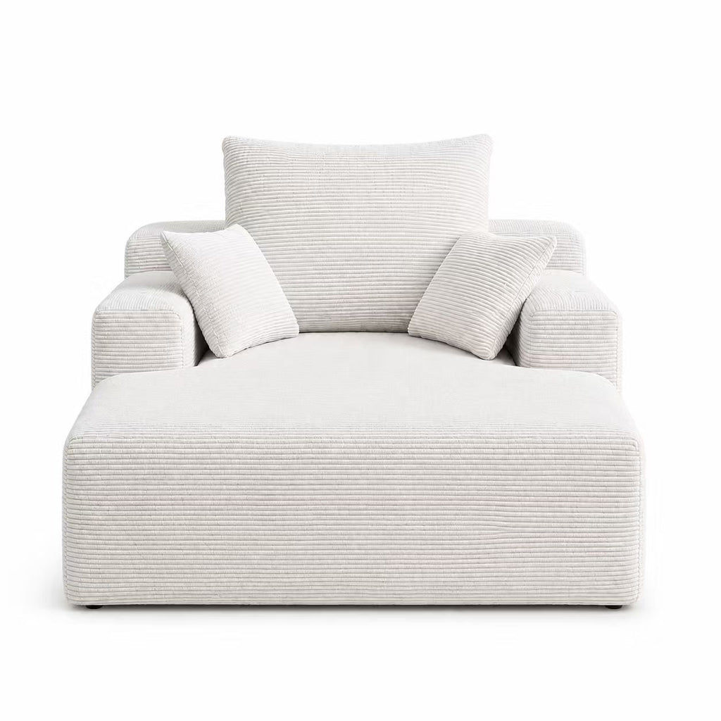 71.65'' Corduroy Chaise Lounge Sofa