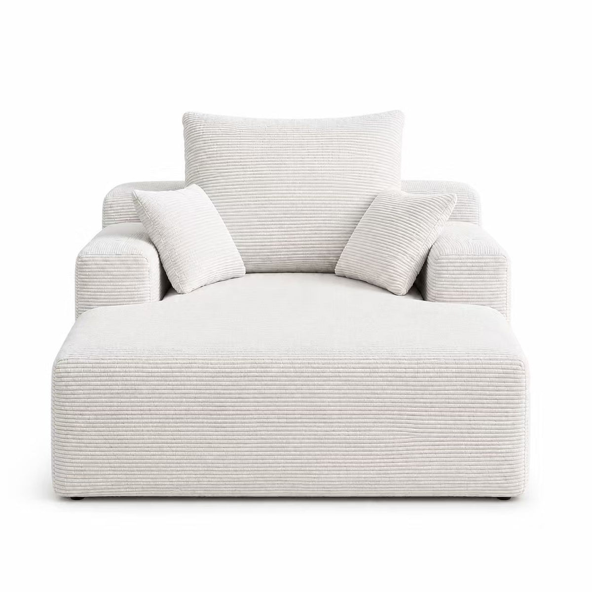 71.65'' Corduroy Chaise Lounge Sofa