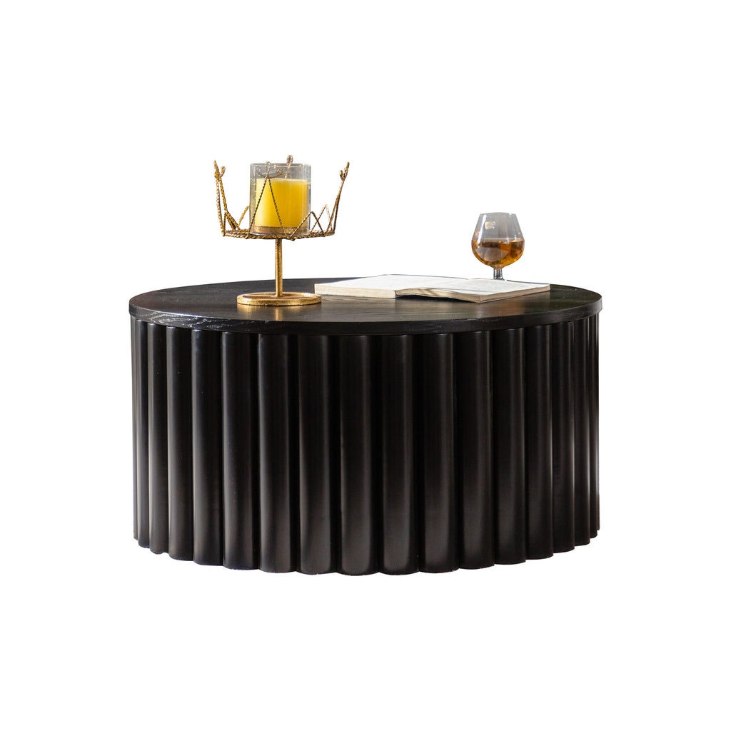 Round Coffee Table With Lift Function