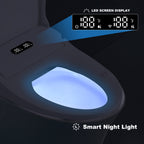 Smart Bidet Toilet Seat with Side Knob Adjustable Heated Seat