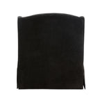 Luisa Skirted Swivel Accent Chair - Mink