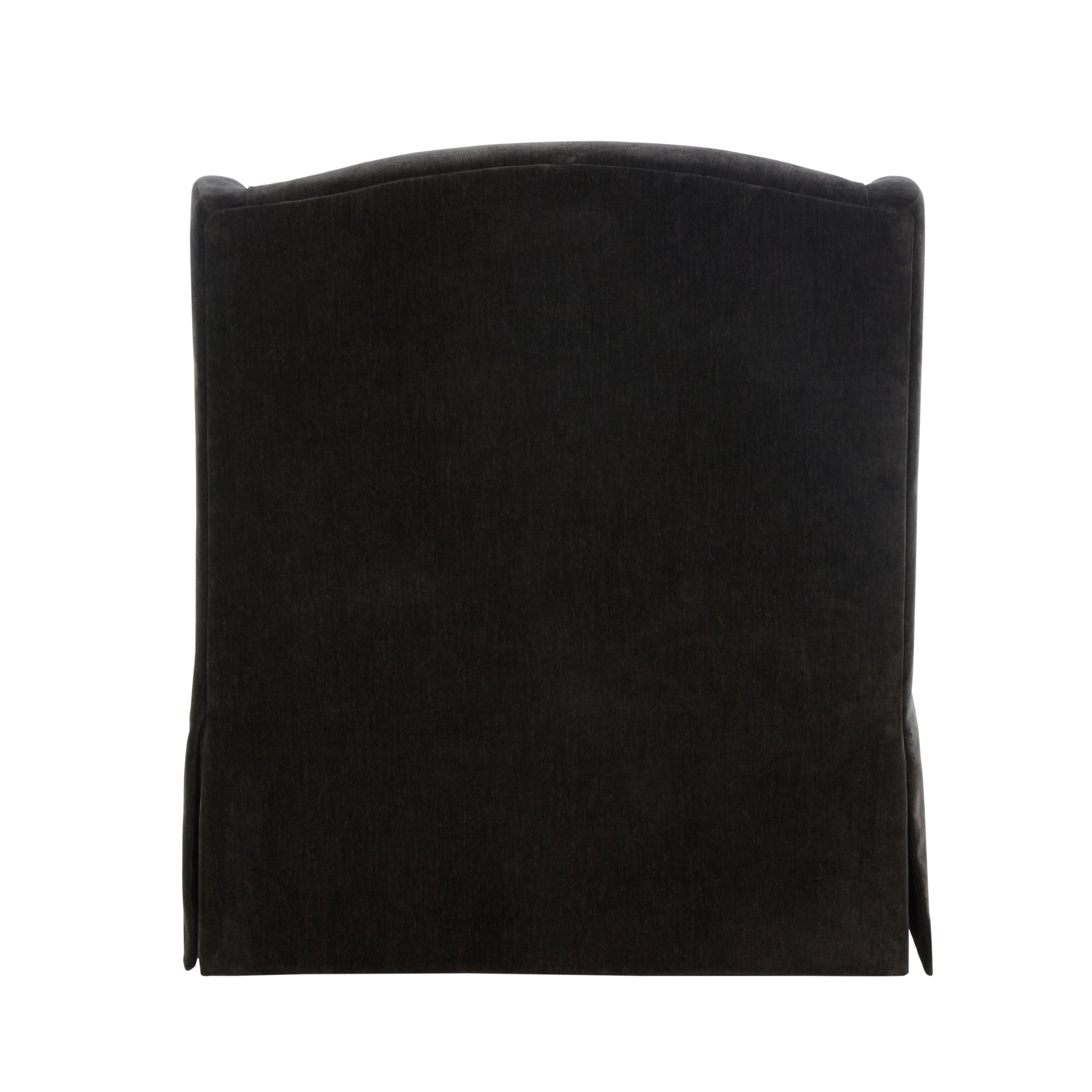 Luisa Skirted Swivel Accent Chair - Mink