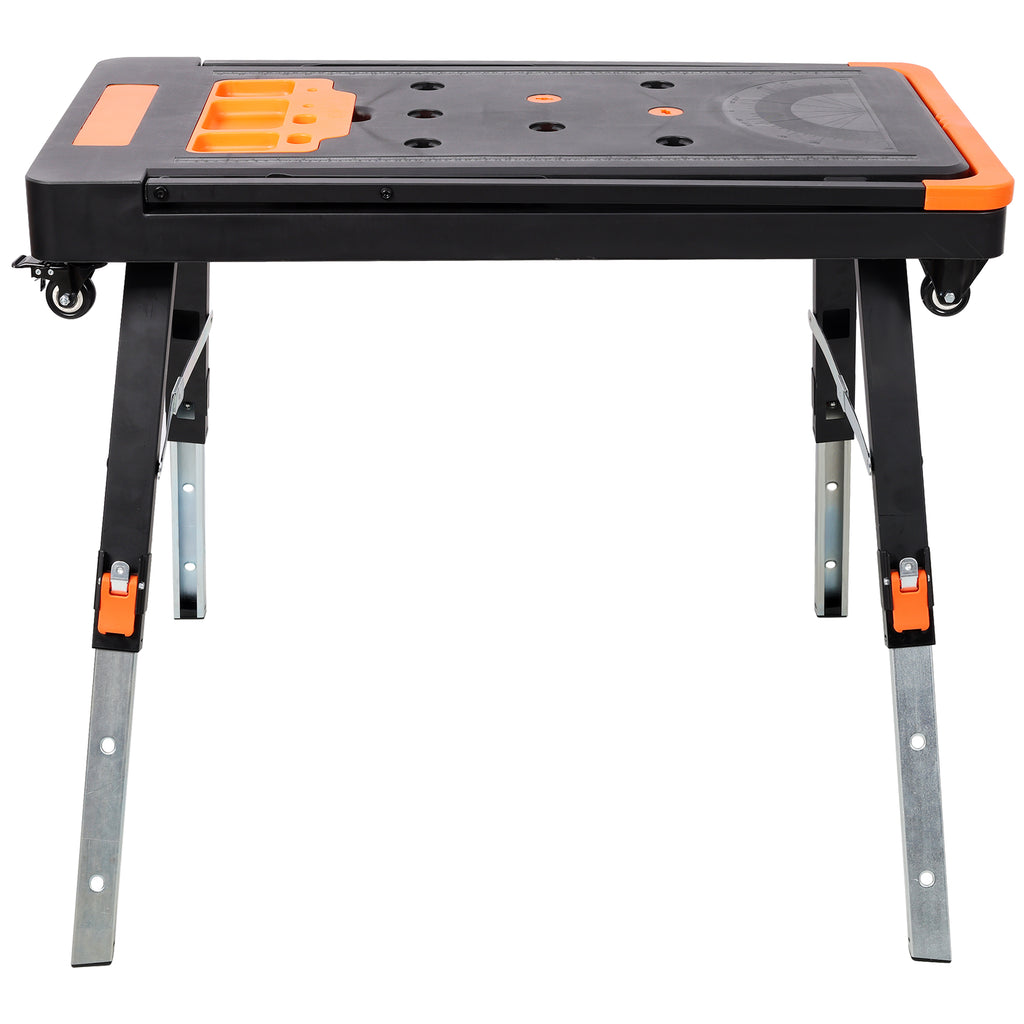8-in-1 Multifunctional Folding Work Table with US Standard Socket