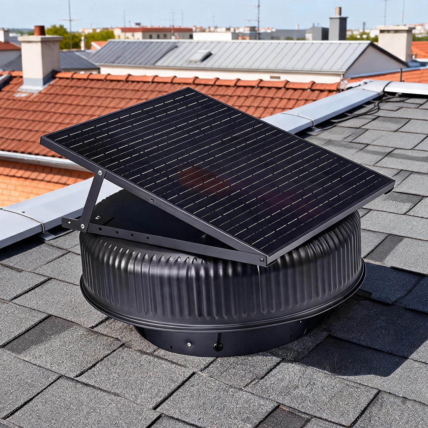 12" Adjustable Solar Roof Vent Fan