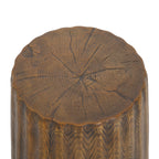 MGO Outdoor Indoor Side Table - Durable Tree Stump Style