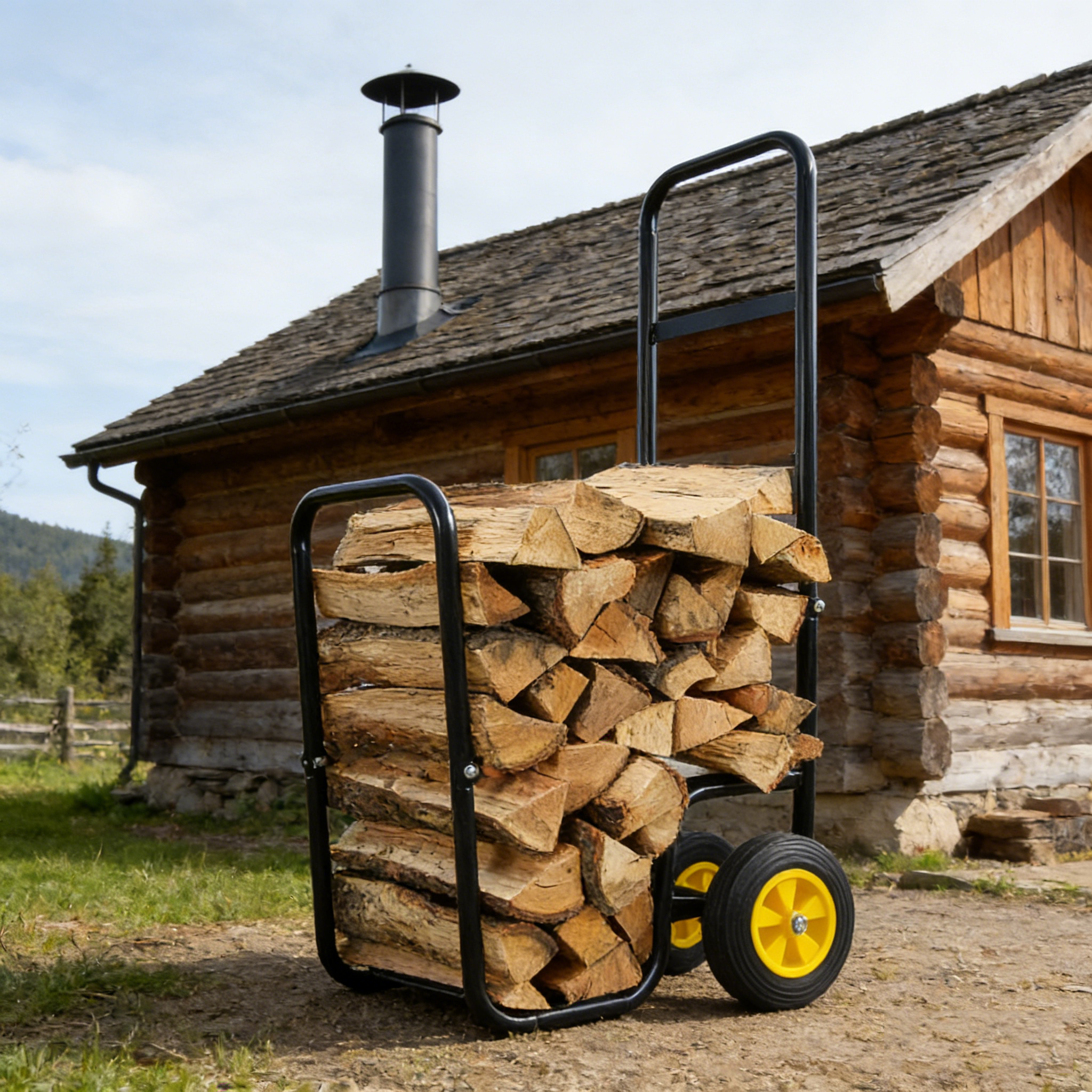 Firewood Log Cart Carrier