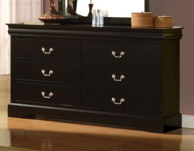 Louis Philippe III Black Dresser