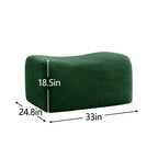 Soft Teddy Fabric Boneless Sofa