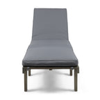 Ariana KD Wood Chaise Lounge With Cushion