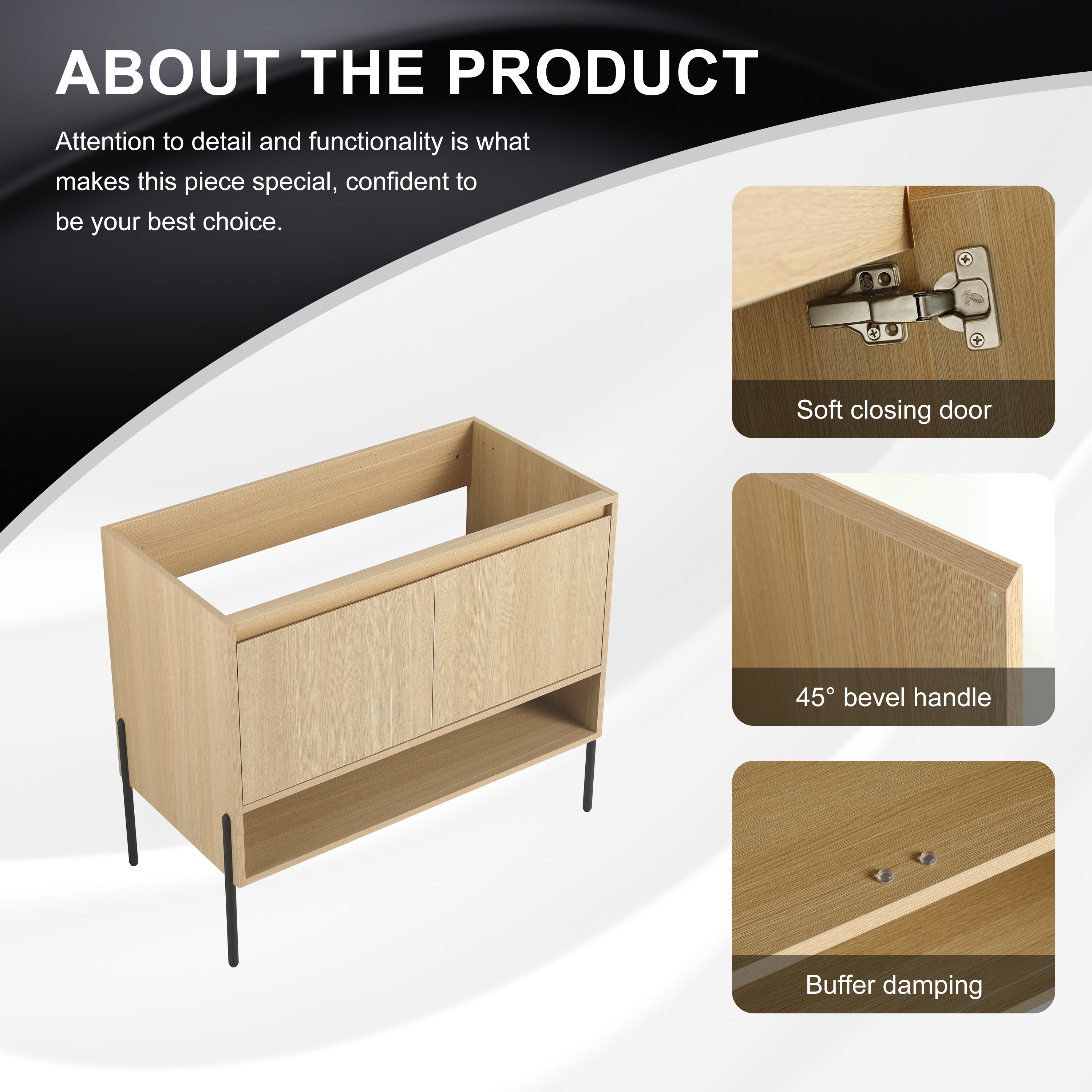 36" Freestanding Bathroom Vanity