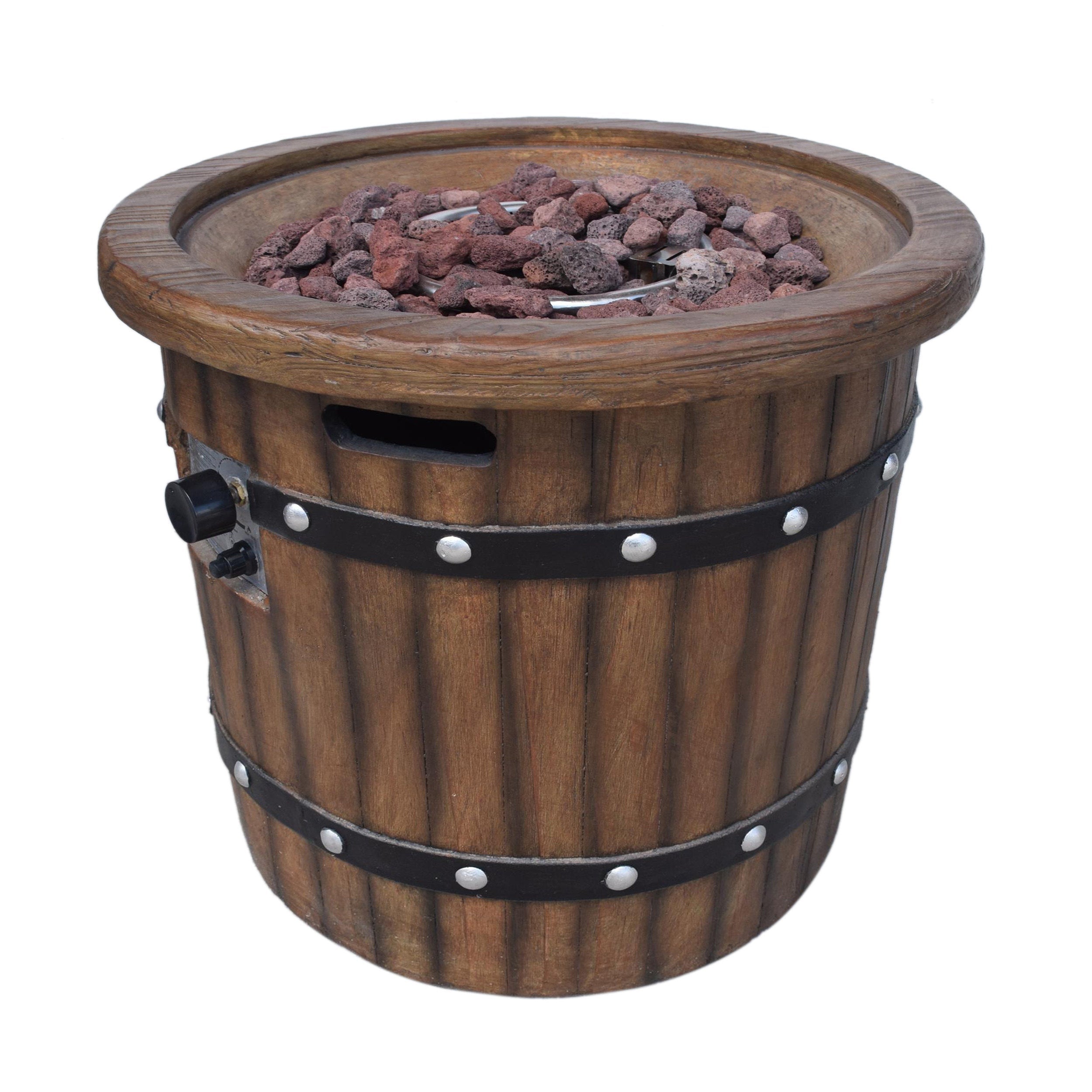 Round 25' Magnesium Oxide Fire Pit - 40,000 BTU