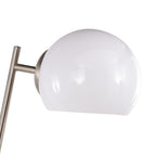 Eileen Contemporary Floor Lamp in Brushed Nickel