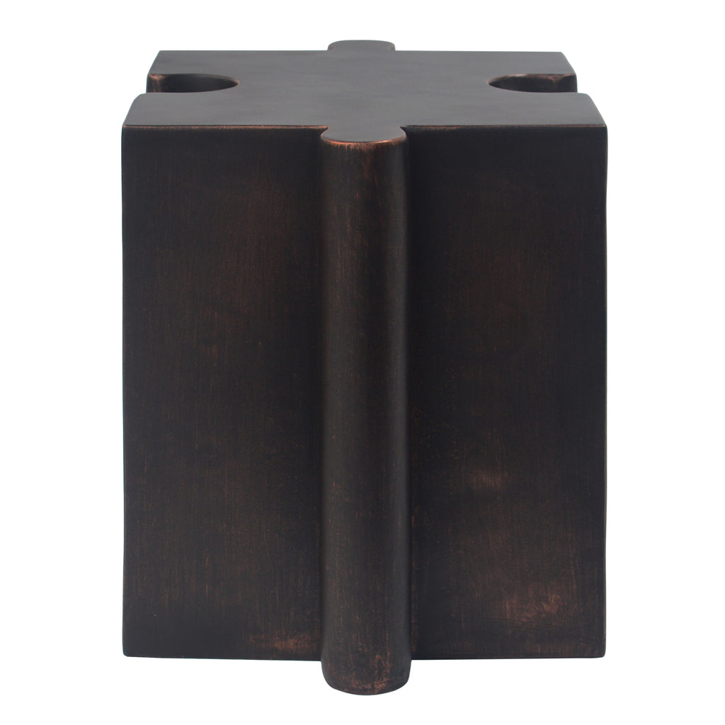 Puzzle Art Side Table, Modular Concave Edge MGO Table