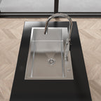 Stainless Steel Kitchen Sink, 30"x19" Single Bowl