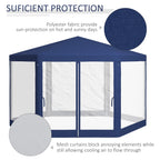Outsunny Hexagon Outdoor Party Tent