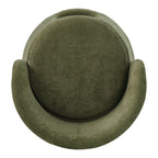 Green Pet Friendly Chair with Hidden Pet Nook