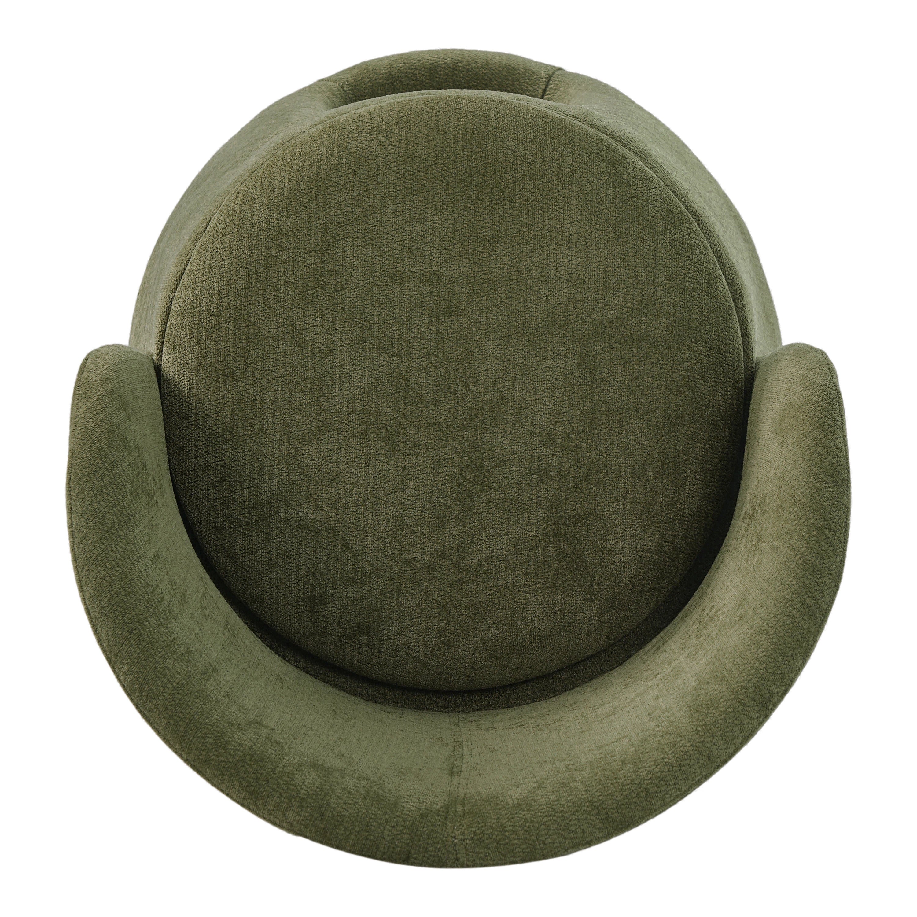 Green Pet Friendly Chair with Hidden Pet Nook