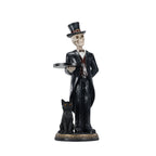 Halloween Skeleton Butler Floor Statue