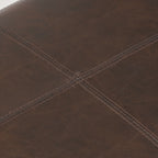 Upholstered PU Leather Storage Ottoman