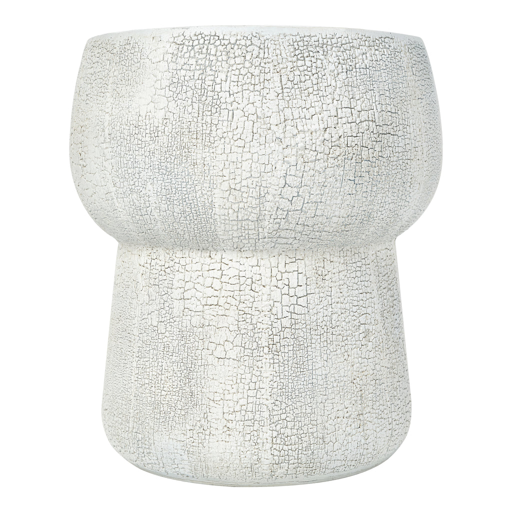 U_Style Outdoor Patio Accent Table with Crack Process