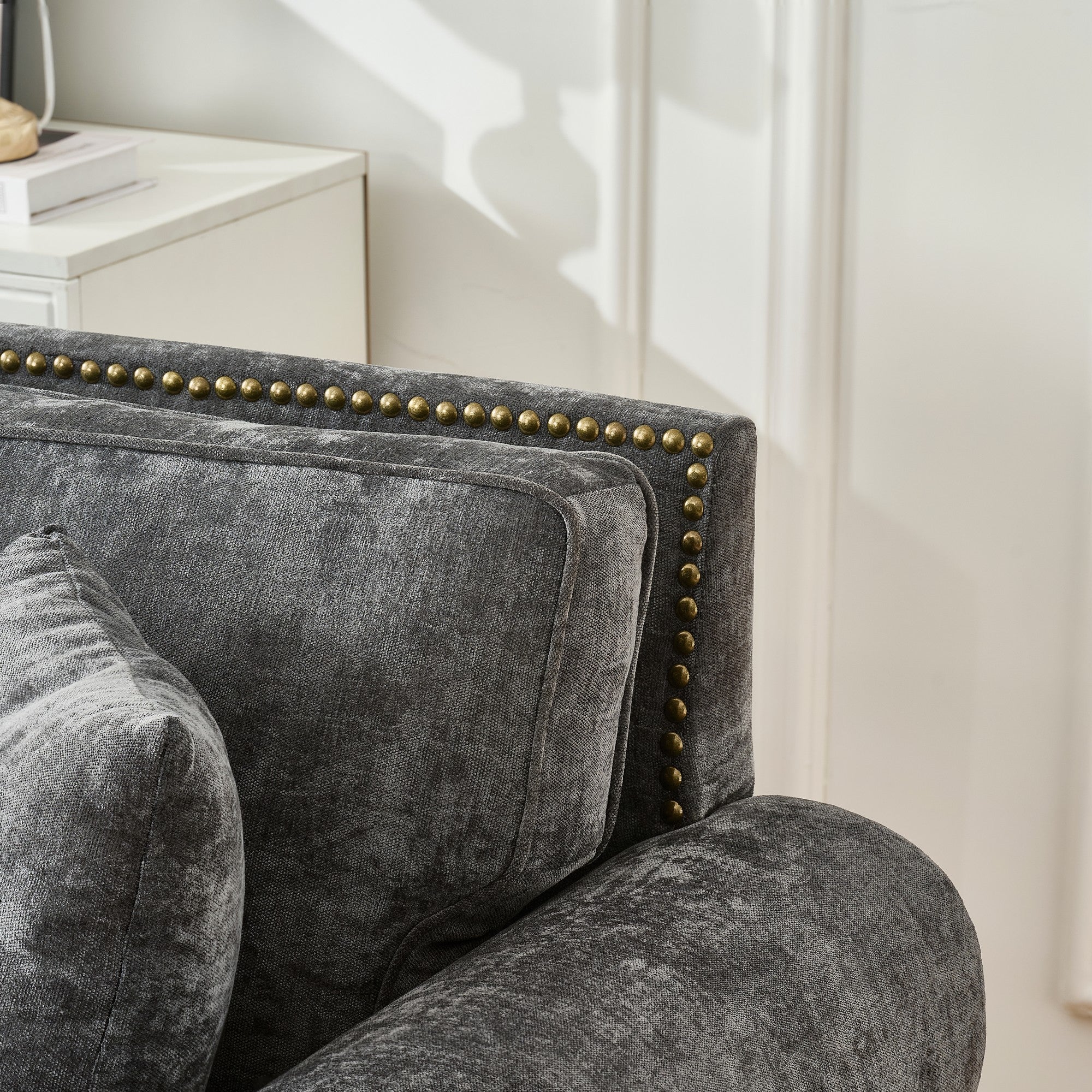 Modern 3+2 Seater Sofa with Rolled Arms