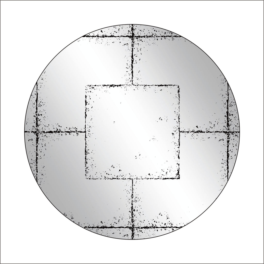 Round Wall-Mounted Mirror