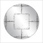 Round Wall-Mounted Mirror