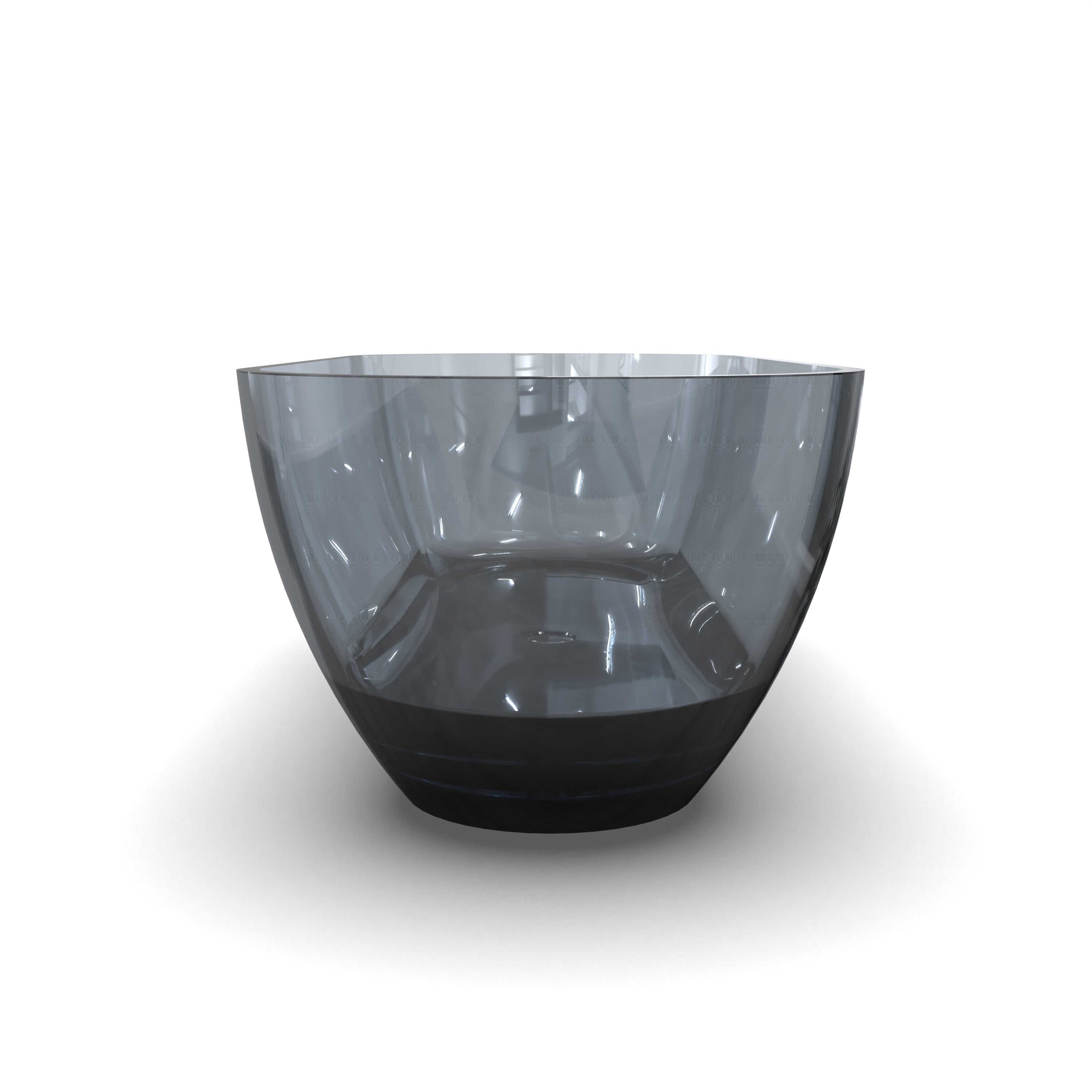 68.9 Inch Translucent Freestanding Bathtub