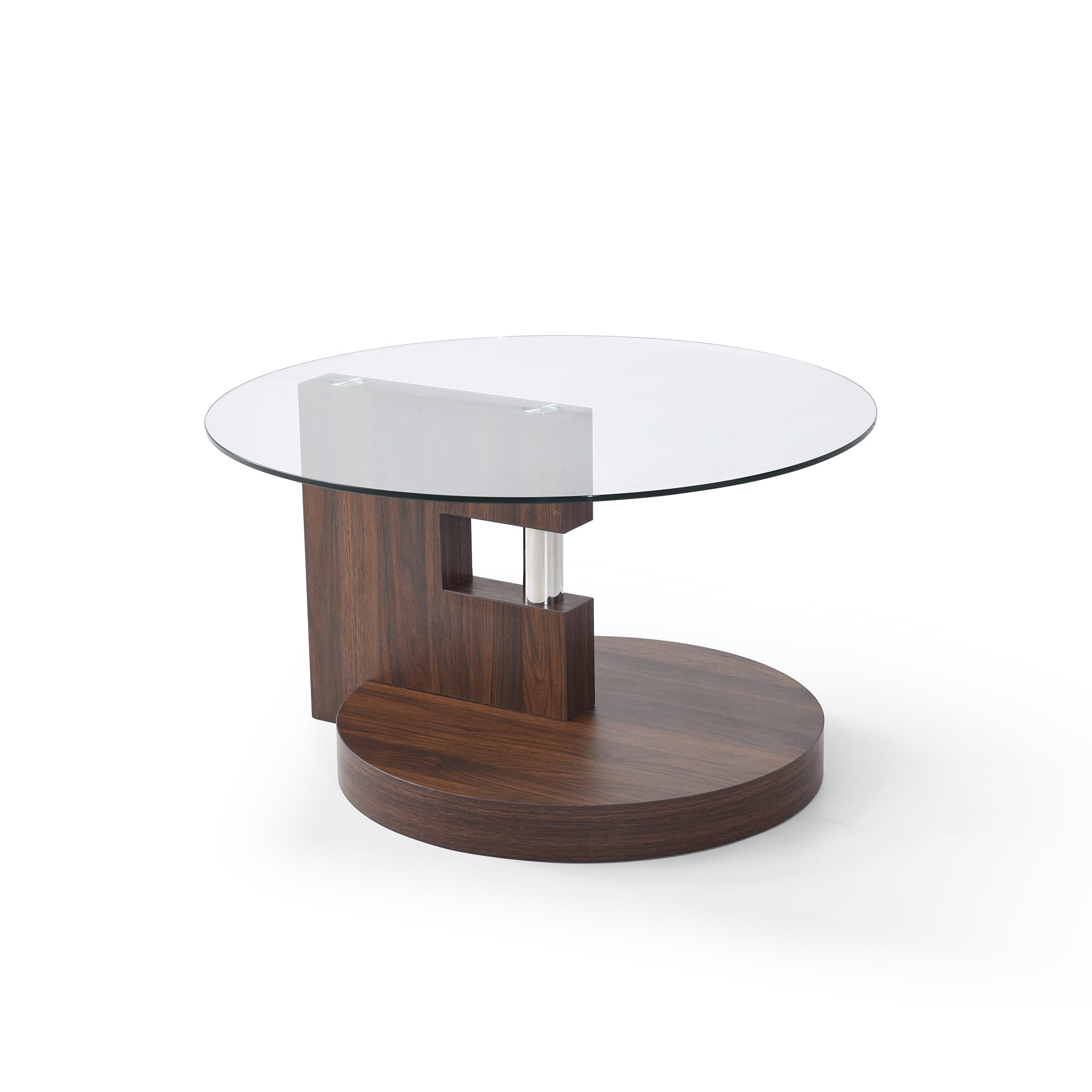 Modern and Practical Double-Layer Round Table