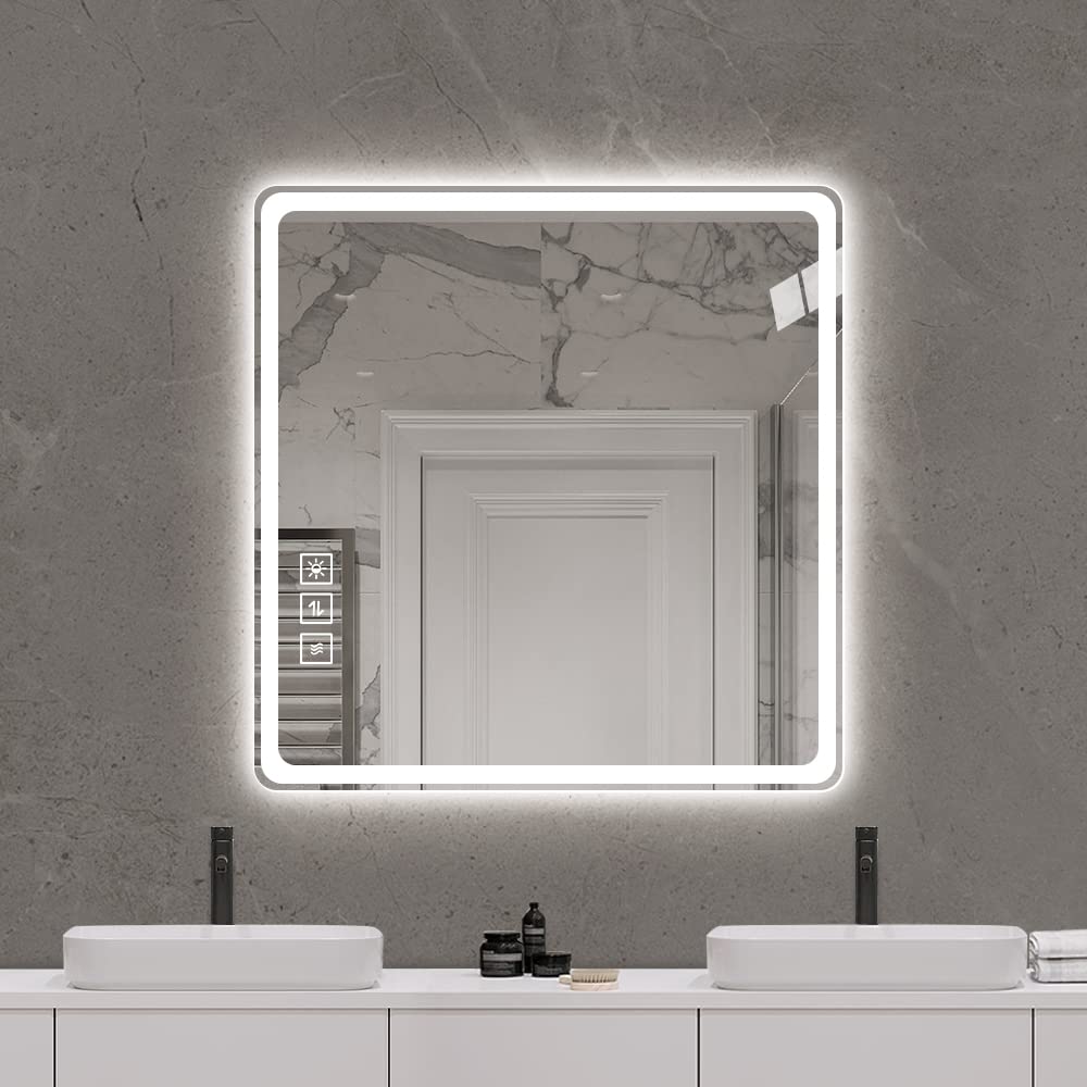 36" x 36" LED Bathroom Mirror