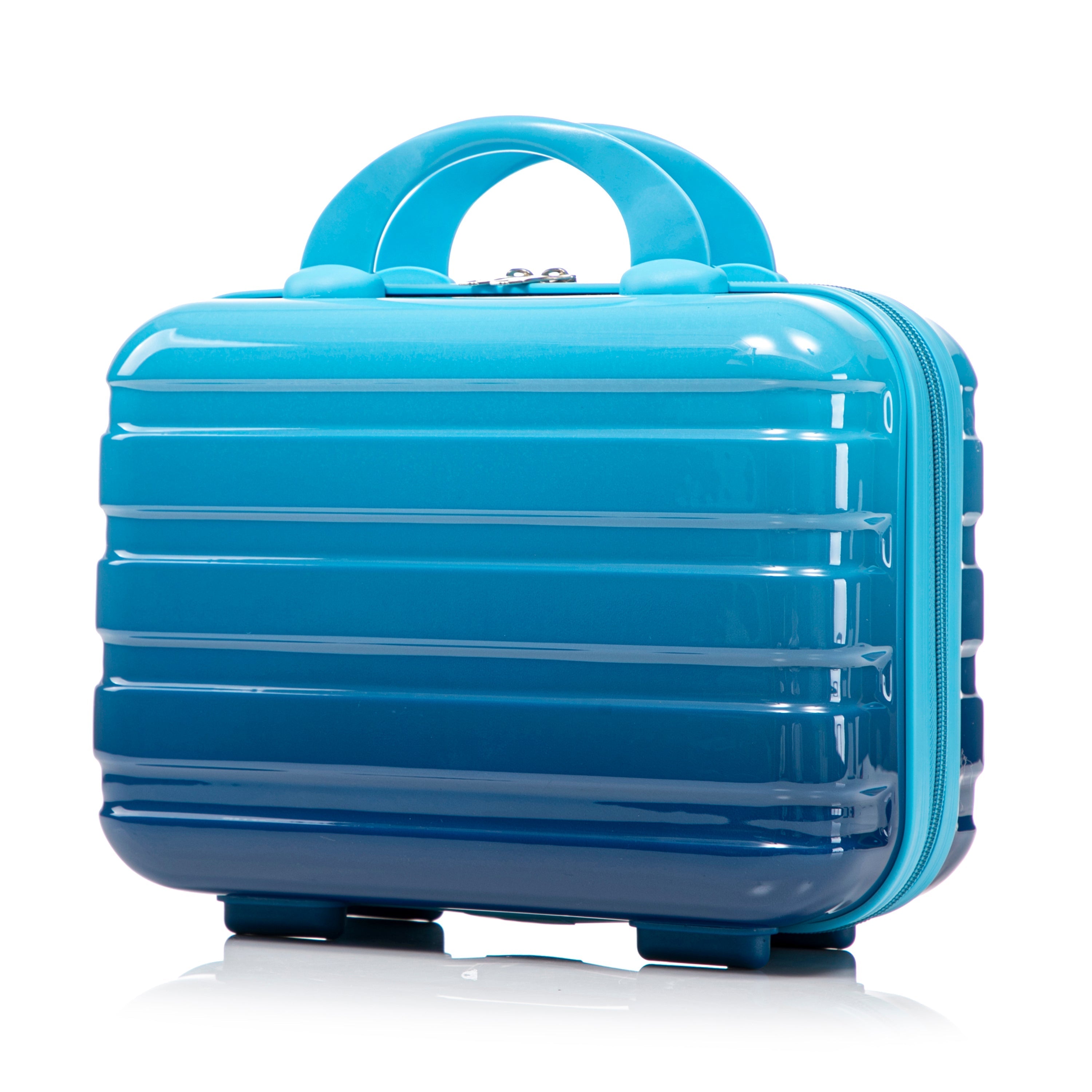 14'/20' 2-Piece PC Spinner Wheel Luggage Set with Gradient Color and Lock