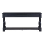 TREXM Console Table - 63" Long with Drawers & Shelf