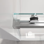 56-60 Inch Double Sliding Frameless Soft-Close Shower Door