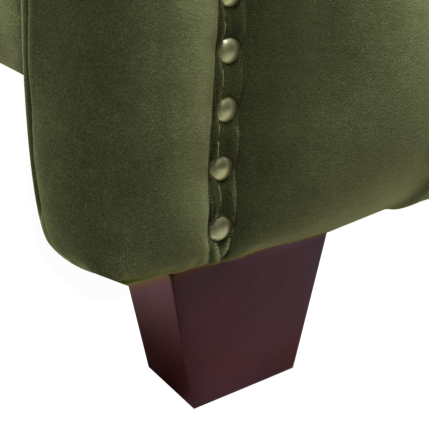 Marcella Upholstered Shelter Headboard Bed Set, King, Olive