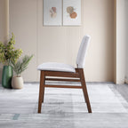 Gusto Mid-Century Modern Fabric Dining Chair (Set of 2)