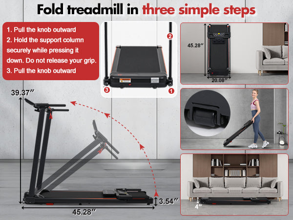 Portable Treadmill with 8% Incline
