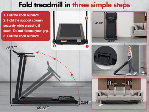 Portable Treadmill with 8% Incline