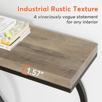 Industrial Console Table - 55" Long Entryway Sofa Table