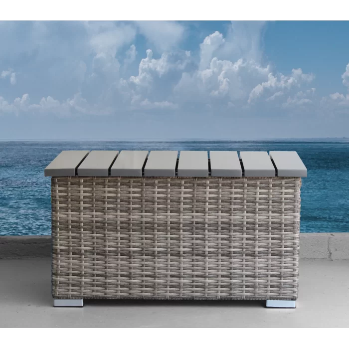 Chic Rattan Wicker 2-Person Outdoor Seating Group
