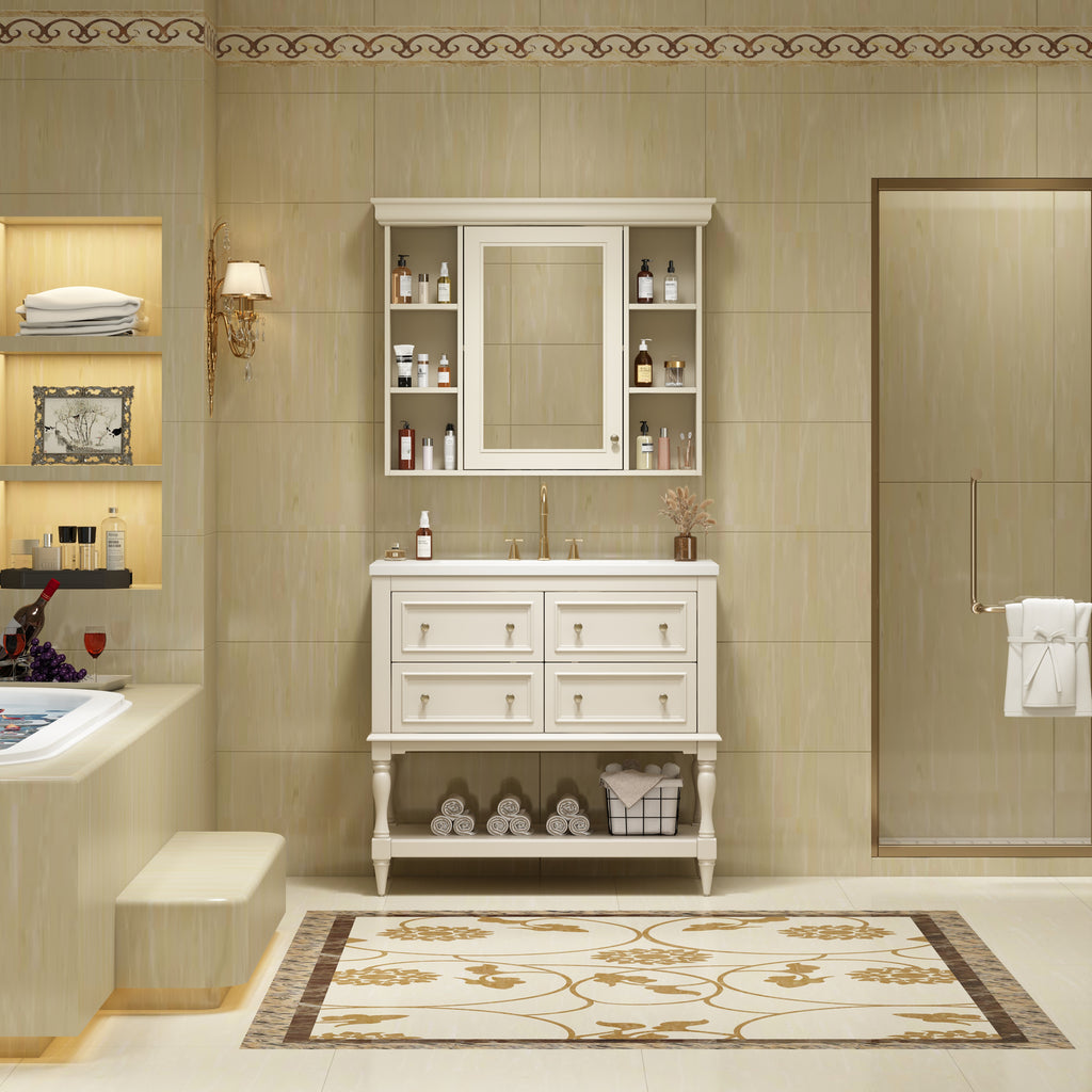 36'' Bathroom Vanity with Medicine Cabinet