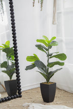 20" x 16" x 35" Artificial Fiddle-Leaf Fig Potted Plant