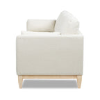 Knox 84" Modern Farmhouse Sofa, Flax