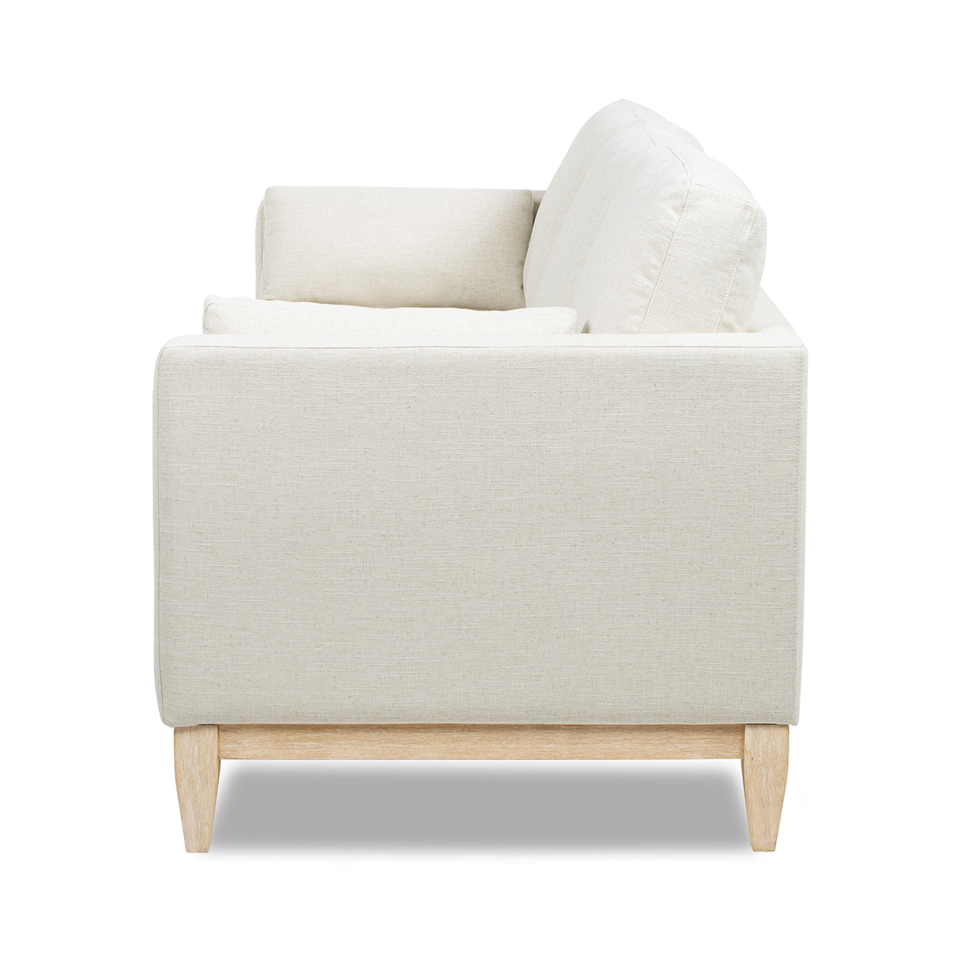 Knox 84" Modern Farmhouse Sofa, Flax