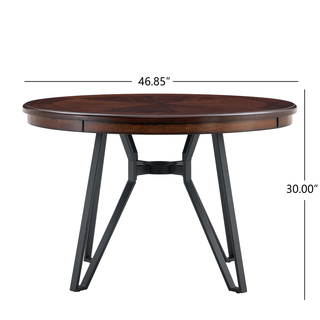 Round Dining Table (Brown)