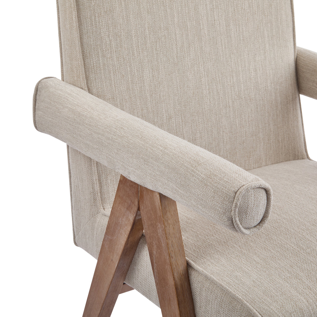 Poppy Fabric Dining ArmChair
