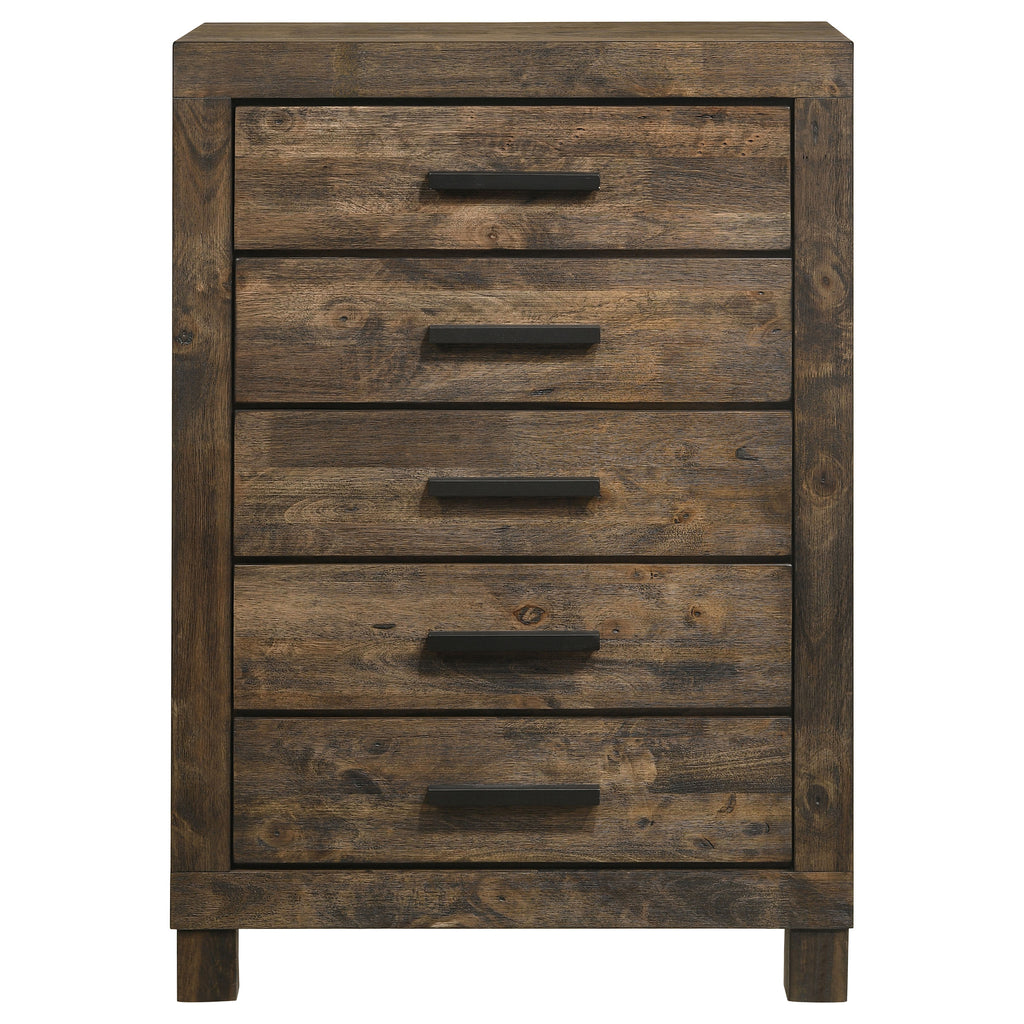 Bren Rustic Golden Chest of Drawers