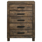 Bren Rustic Golden Chest of Drawers