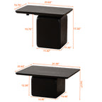 Vintage Fashion Style Square Coffee Table Set