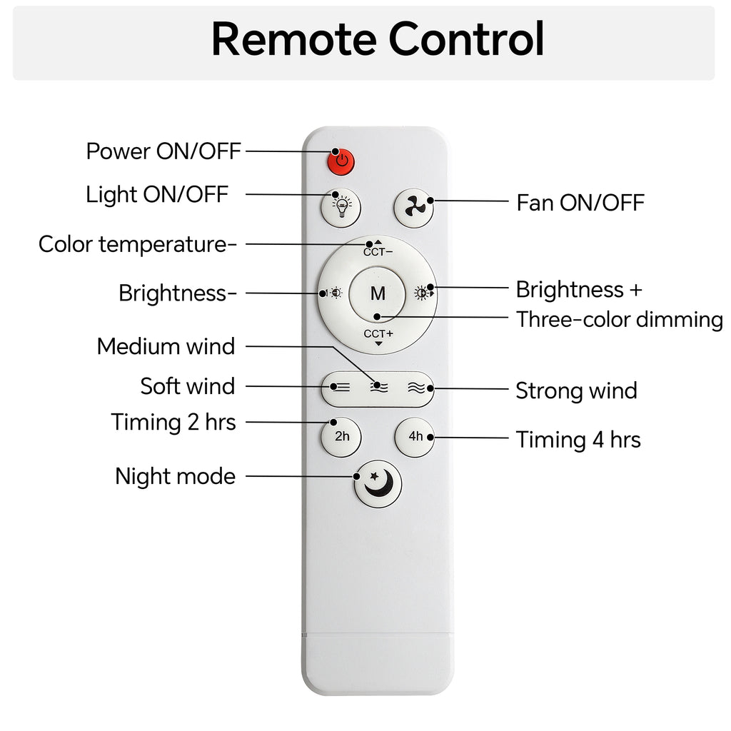 20-Inch Socket Fan Light Portable Ceiling Fan